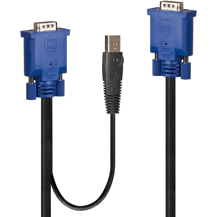 2 m langes kombiniertes KVM- und USB-Kabel