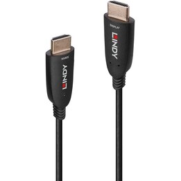 LINDY 38511 cable HDMI híbrido de fibra óptica 15 m negro