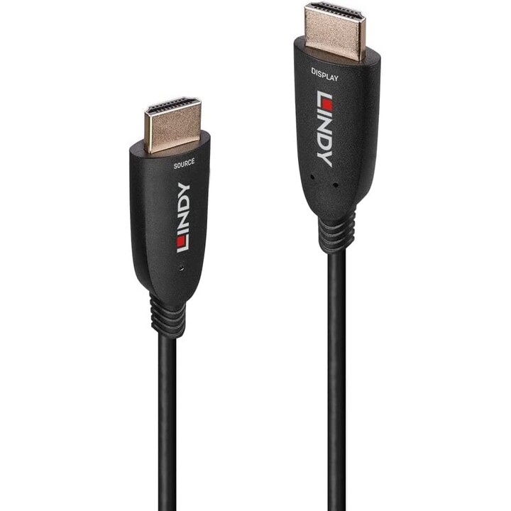 Lindy 38513 Glasfaser-Hybrid-HDMI-Kabel 30 m schwarz