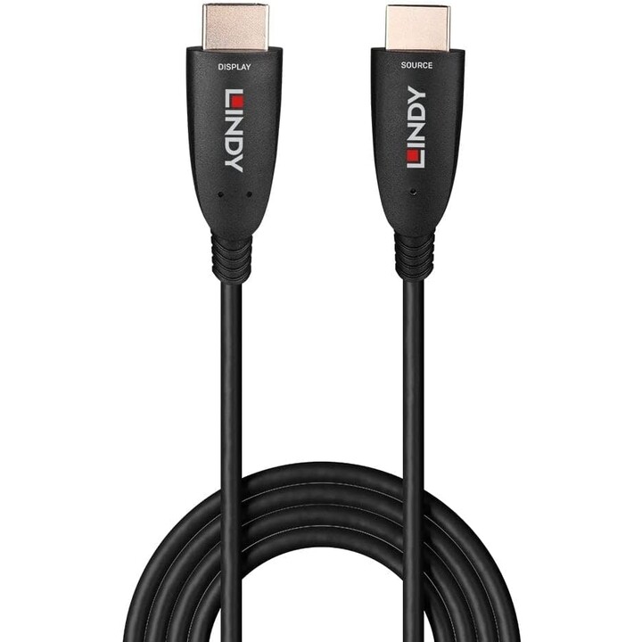 Lindy 38513 Glasfaser-Hybrid-HDMI-Kabel 30 m schwarz