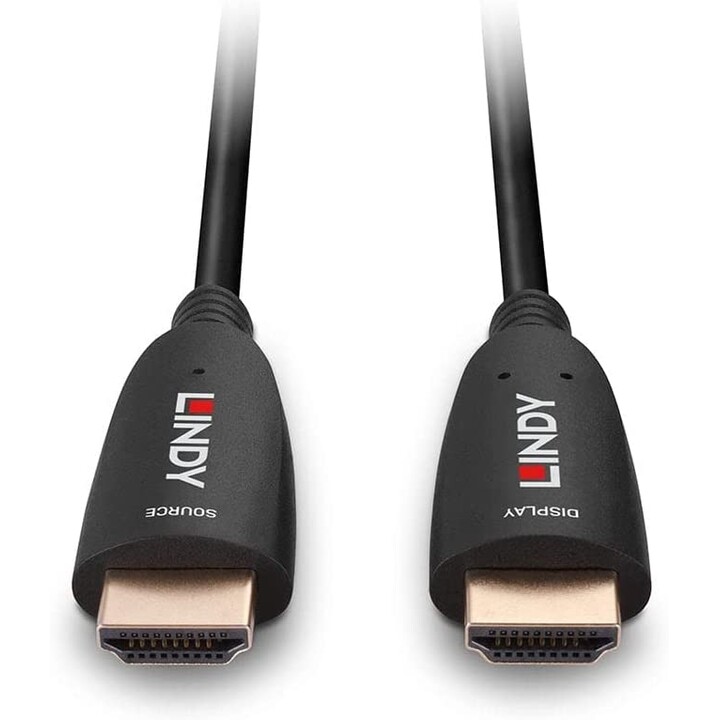 Lindy 38513 Glasfaser-Hybrid-HDMI-Kabel 30 m schwarz