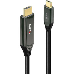 Lindy 43369 cavo e adattatore video 3 m USB tipo-C HDMI tipo A (Standard) Nero
