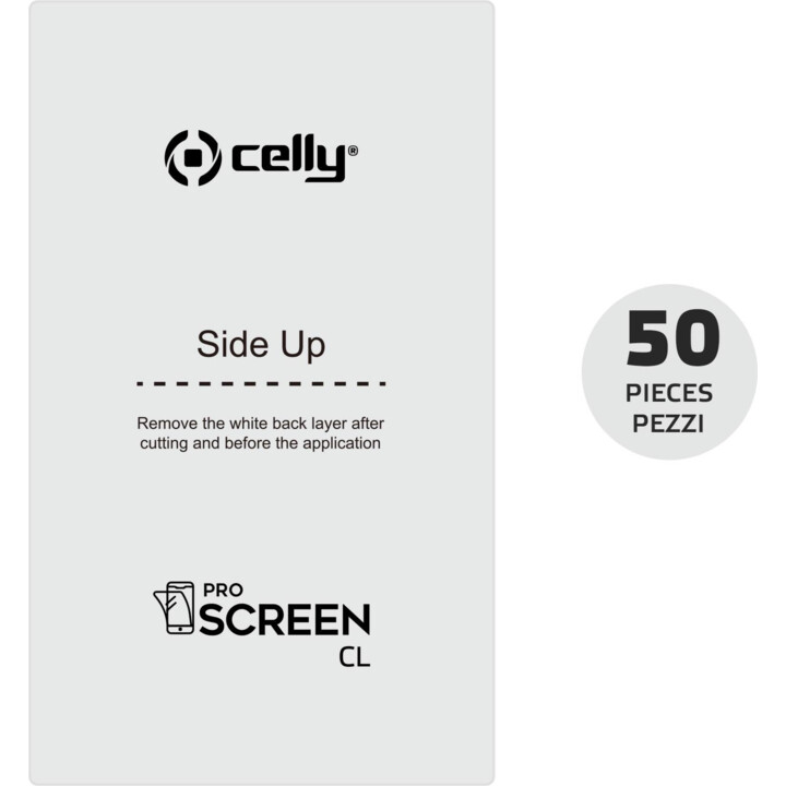 Celly Pro Screen Film Lite 50PZ película protetora universal transparente