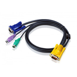 ATEN Câble KVM 1,8m PS/2 avec SPHD 3 en 1