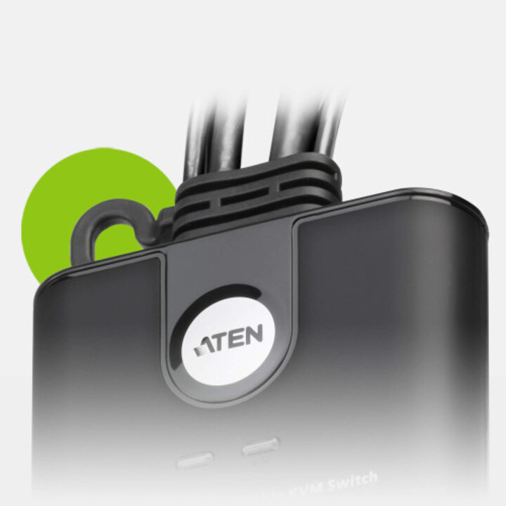 Aten Switch Kvm USB Fhd Hdmi mit 2 Ports im Formatkabel