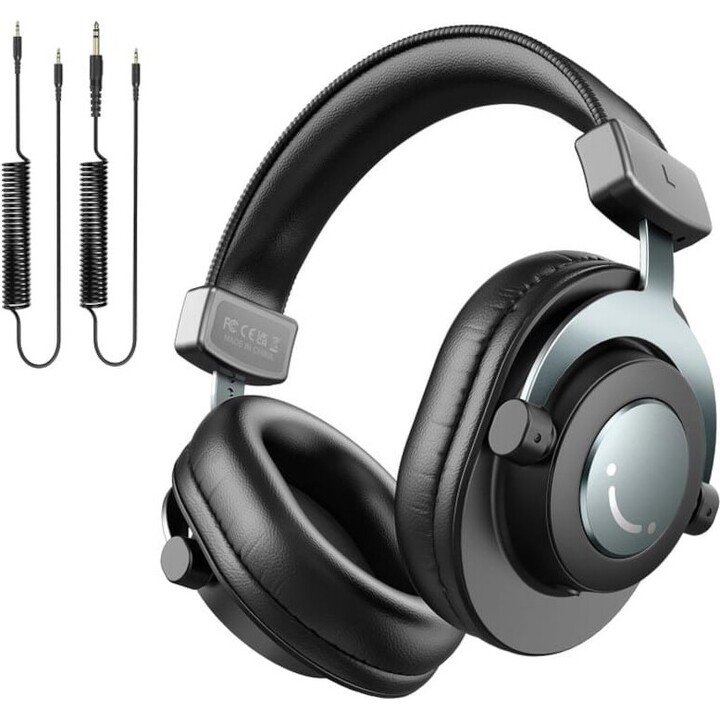 FIFINE H8 Streaming/Studio Jack 3.5mm/Jack 6.35 mm Nero - Cuffie cablate