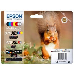 Epson Squirrel 378XL / 478XL Claria Photo HD Multipack 6-colours Ink