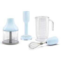 KIT FRULLATORE A IMMERSIONE SMEG BLU HBAC11PB