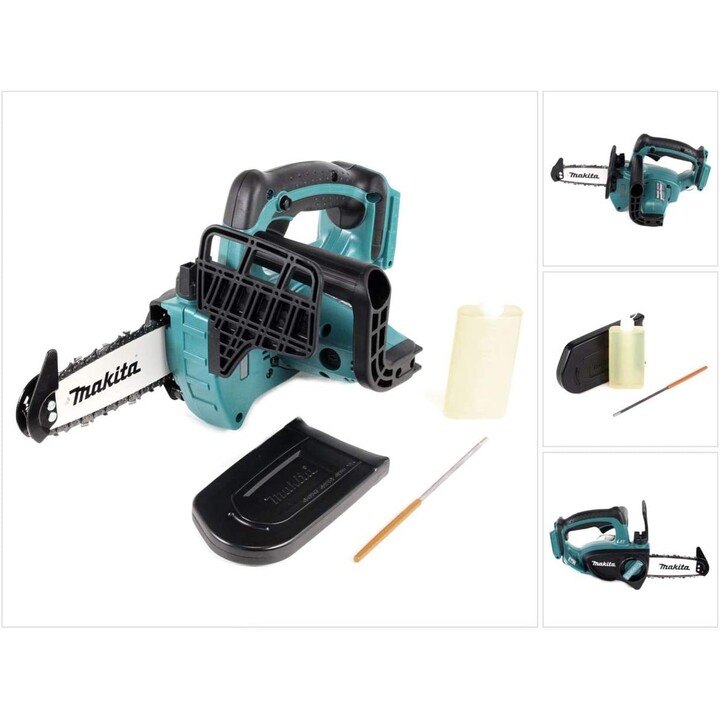 Makita DUC122Z, motosega a batteria al litio da 18 V, design per potatura e taglio, verde scuro/nero