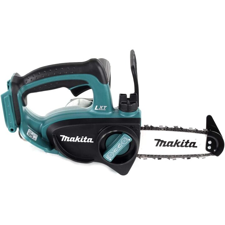 Makita DUC122Z, Sierra de cadena sin cable de litio de 18V, diseño de poda y corte, verde azulado/negro