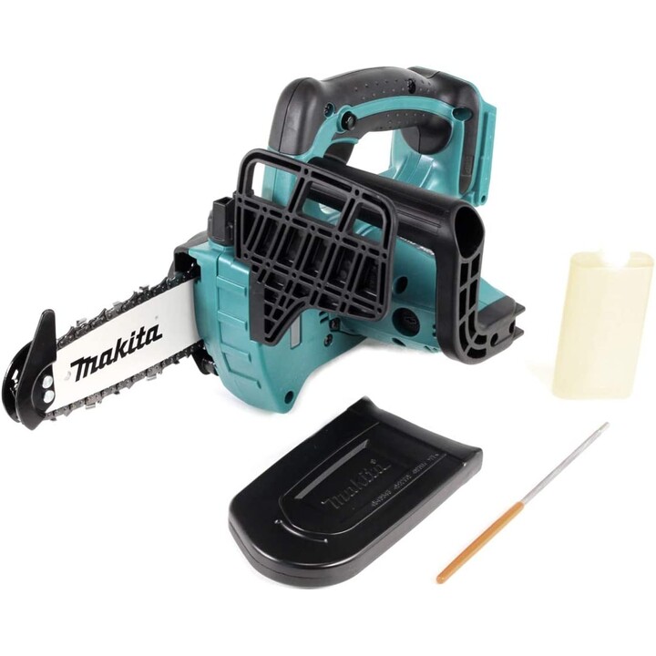 Makita DUC122Z, Sierra de cadena sin cable de litio de 18V, diseño de poda y corte, verde azulado/negro