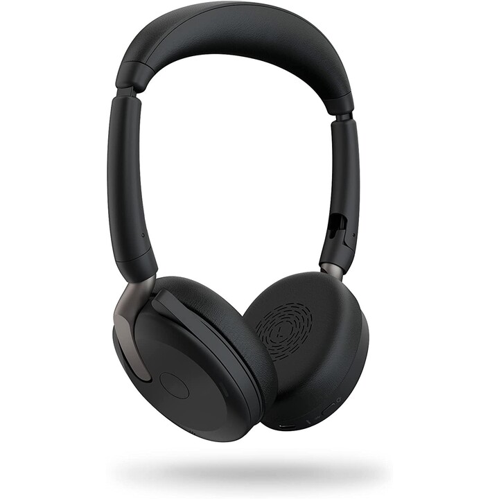 Cuffie stereo Jabra Evolve2 65 Flex UC On-Ear (Bluetooth, wireless, USB-C, stazione di ricarica)