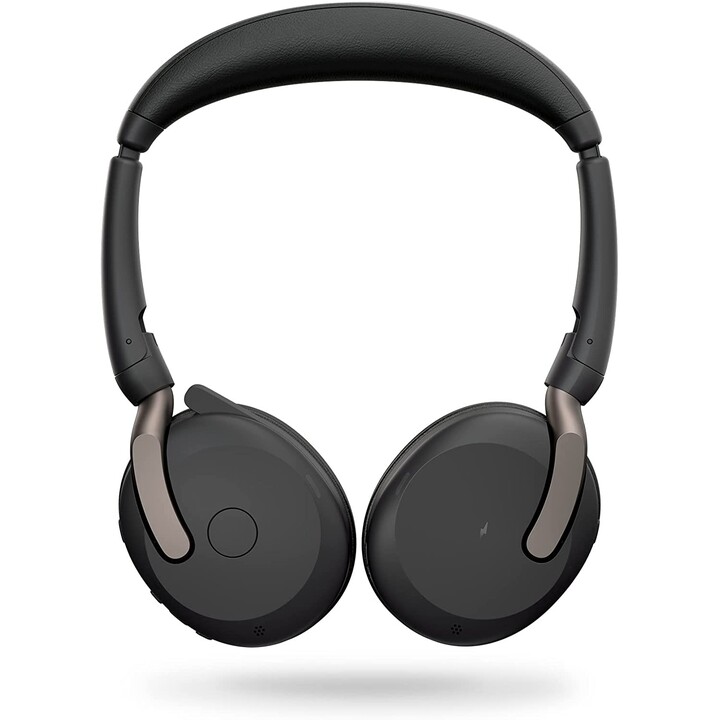 Cuffie stereo Jabra Evolve2 65 Flex UC On-Ear (Bluetooth, wireless, USB-C, stazione di ricarica)