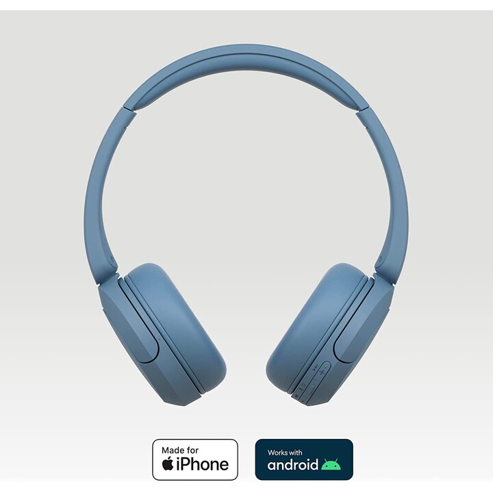 Auriculares inalámbricos Sony WH-CH520/ con Micrófono/ Bluetooth/ Azules