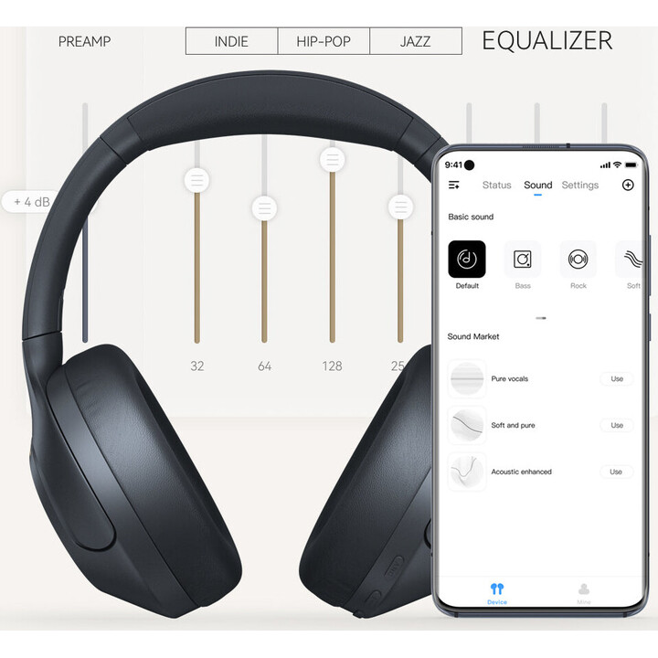 Haylou S35 ANC Schwarz – Bluetooth-Kopfhörer