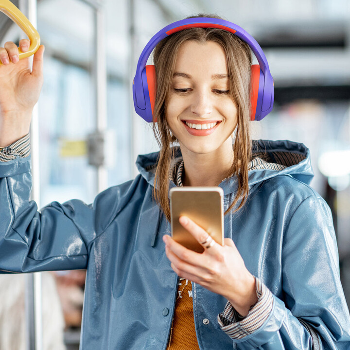 Haylou S35 ANC Violet/ Orange - Casque Bluetooth