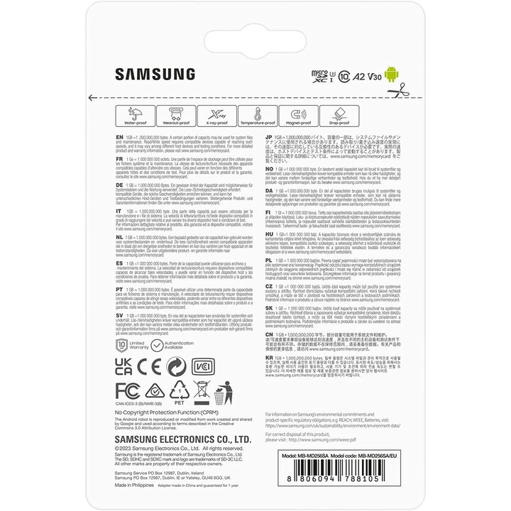 Samsung Pro Plus 2023 microSD 256GB