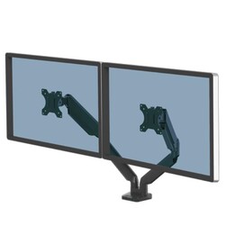 Fellowes Doppelter Monitorarm Platinum