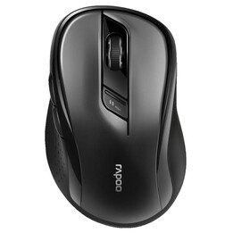 Rapoo M500 Silent - Negro (ratón óptico inalámbrico multimodo supersilencioso)