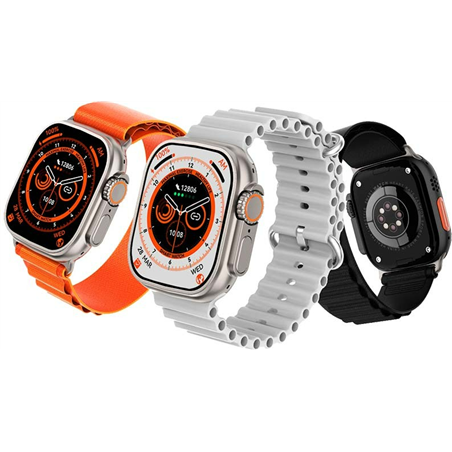 DT NO.1 DT8 Ultra Max Prateado - Smartwatch