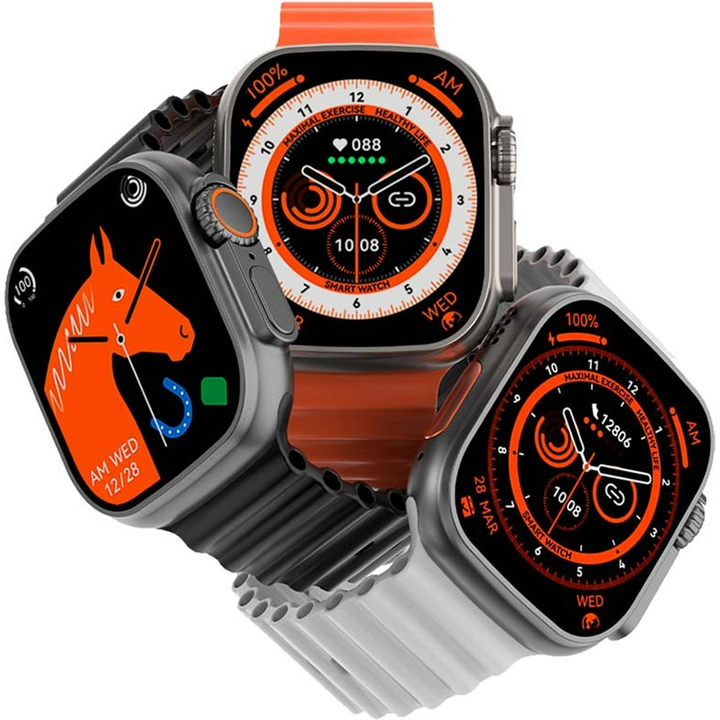 DT NO.1 DT8 Ultra Max Prateado - Smartwatch