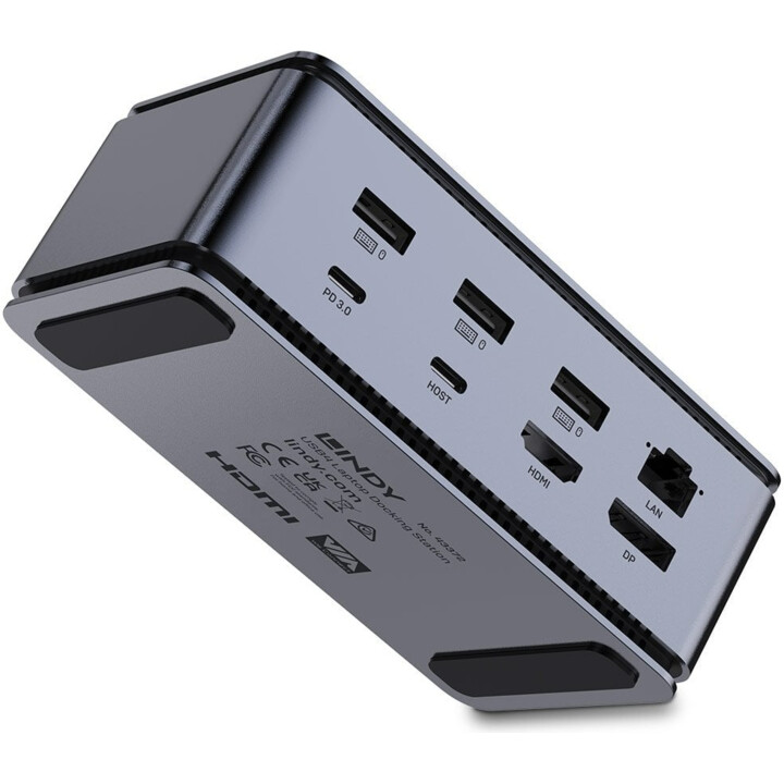 Lindy DST-Pro Dockingstation Anthrazit