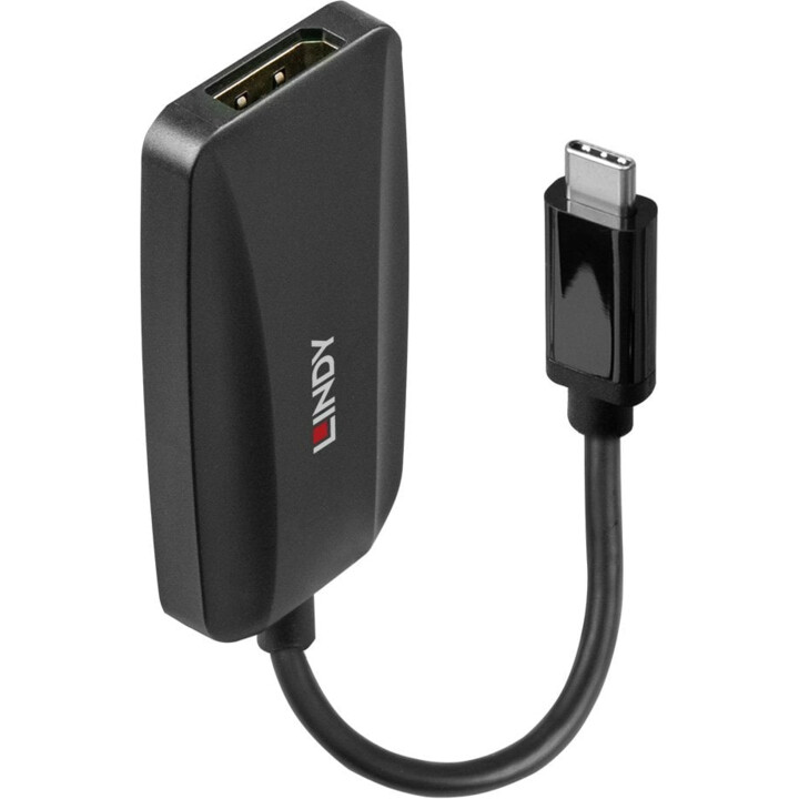 LINDY 43337 adaptateur USB-C vers DisplayPort 8K noir