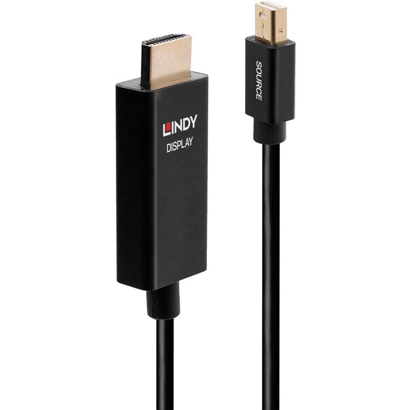 1m - 4K 60Hz - Câble DisplayPort Vers HDMI 4K-HD, DP Vers Hdmi, Convertisseur DP 1.2 Pour HDTV