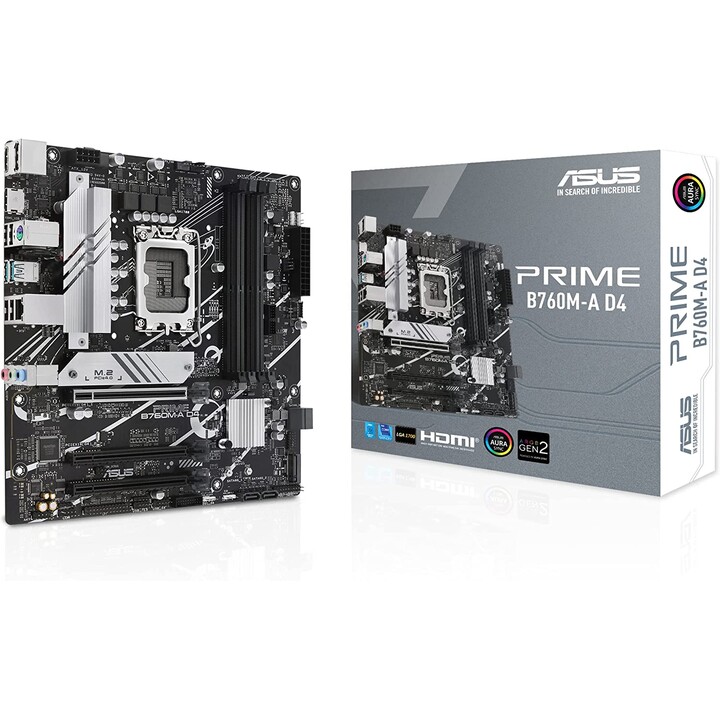 Asus PRIME B760M-A D4-CSM Intel B760 LGA 1700 micro ATX