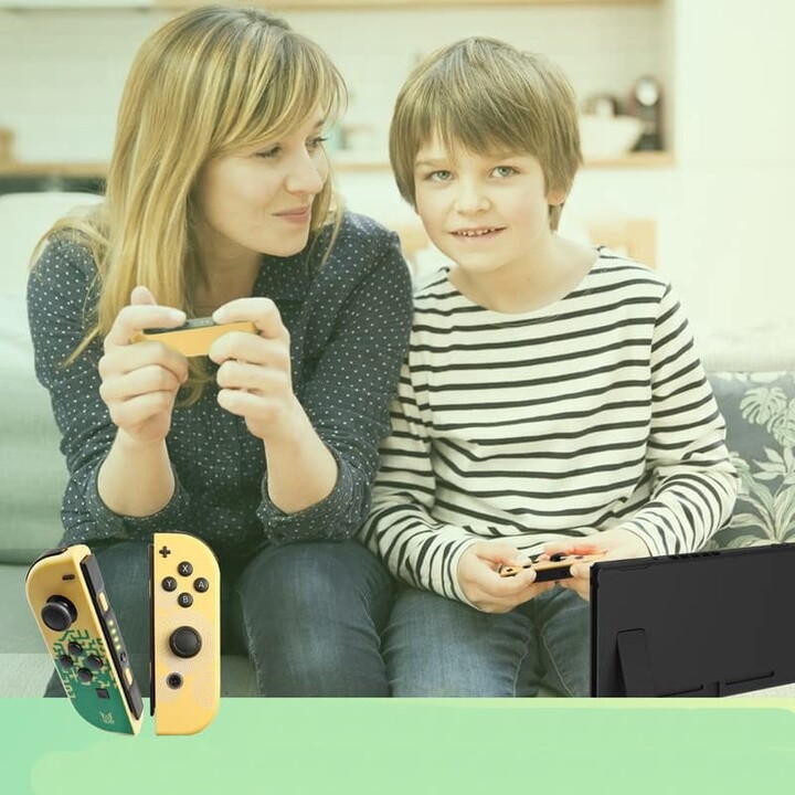 Mando Joy-Con Set Izq/Dcha Nintendo Switch Compatible Tears 2 Dorado
