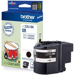 Brother LC22UBKBP Druckerpatrone 1 Stück(e) Original Schwarz