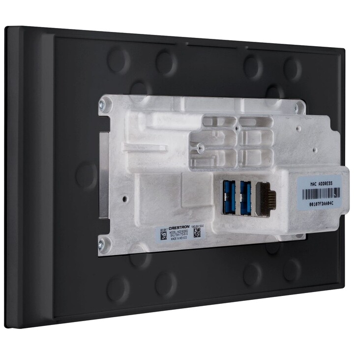 Crestron 7 polegadas tela touch mural montagem, preto liso (tsw-770-b-s) 6510813 Preto