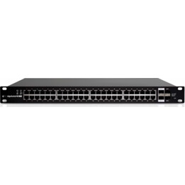 Ubiquiti EdgeSwitch ES-48-500W Managed PoE, Gigabit Switch with SFP, black.