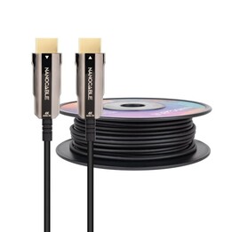 Cavo HDMI 2.0 AOC 4K Nanocable 10.15.2050/ HDMI maschio - HDMI maschio/ 50 m/ nero