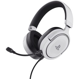 Trust GXT 498 Forta Cuffie cablate con archetto Gaming Nero, Bianco