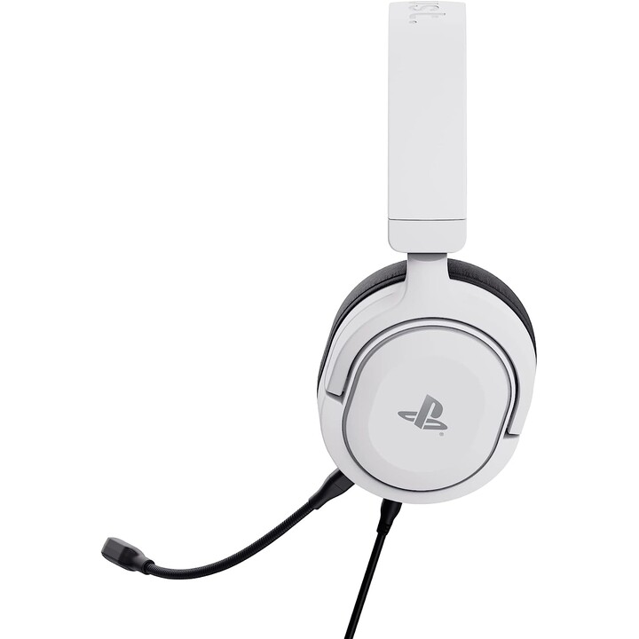 Trust GXT 498 Forta Auriculares Alámbrico Diadema Juego Negro, Blanco