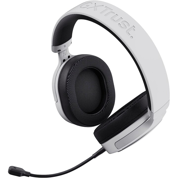 Trust GXT 498 Forta Auriculares Alámbrico Diadema Juego Negro, Blanco