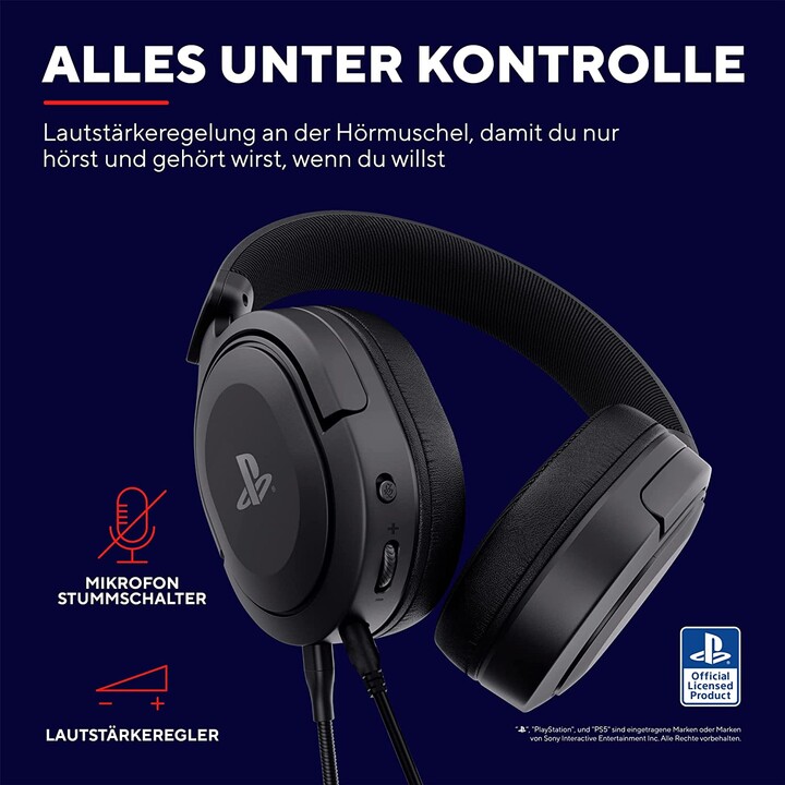 Trust GXT 498 Forta Auriculares Alámbrico Diadema Juego Negro