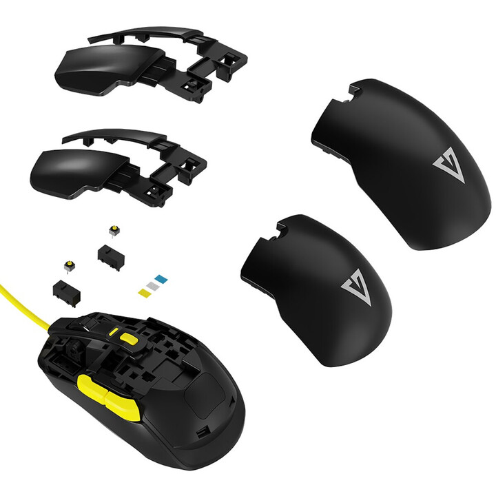 Mouse cablato Modecom Volcano JAGER nero