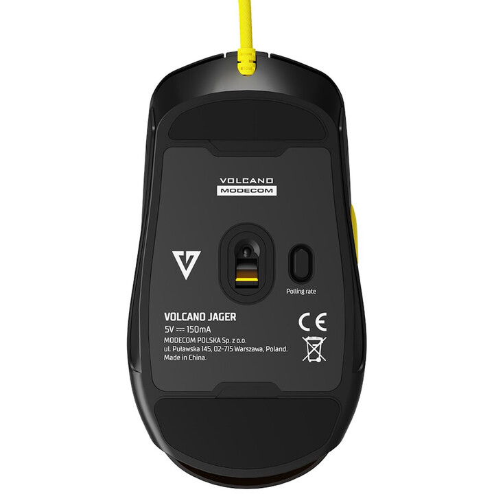 mouse com fio Modecom Volcano JAGER preto