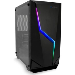 COOLBOX M235 SEMITOWER/MICRO-ATX CAIXA S/USB3.0 FONTE PRETA RGB