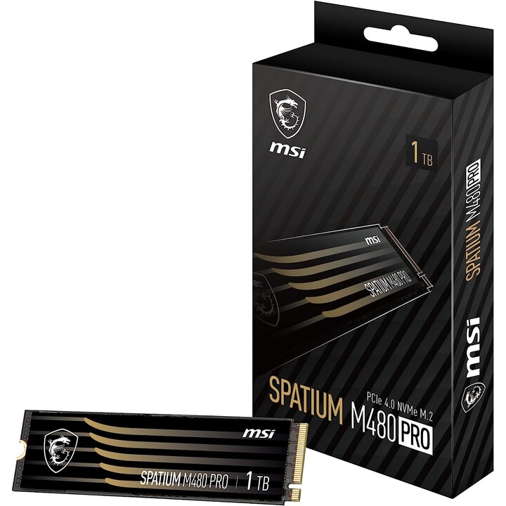 MSI SPATIUM M480 PRO 1TB PCIe Gen4 NVMe