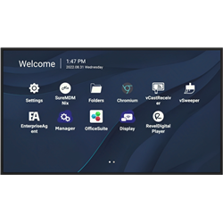 Viewsonic 98 exibição 4K comercial Preto