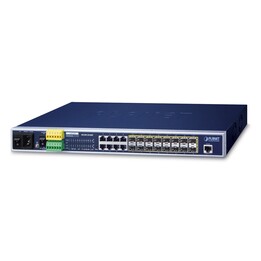 PLANET MGSW-24160F L2+ Gigabit Ethernet (10/100/1000) PoE-Managed-Switch 1U Blau