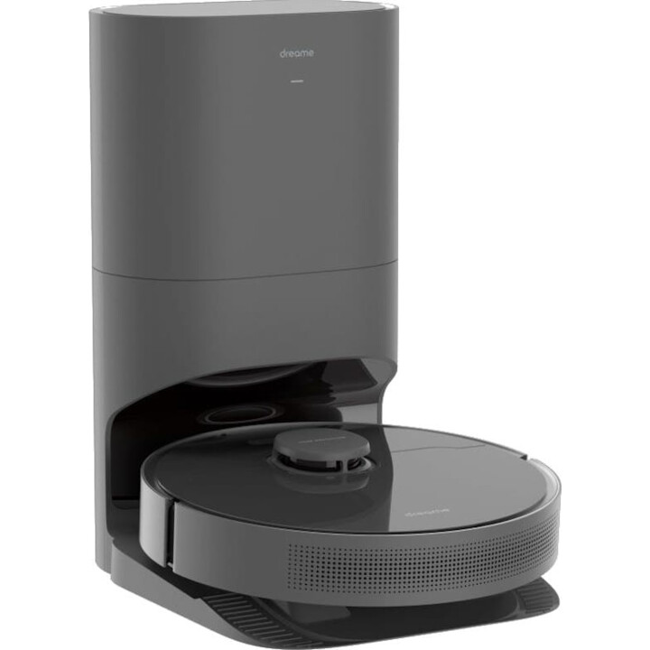 Dreame D10S Plus - Robot Vacuum with Gray Self-Emptying Base