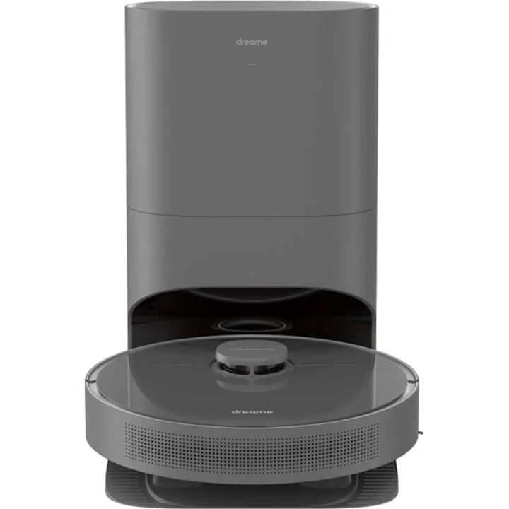 Dreame D10S Plus - Robot Vacuum with Gray Self-Emptying Base