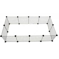 C&C Corredor modular para perros 145x75x37 cm