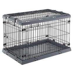 FERPLAST Superior 90 - Jaula para perros - 92 x 58,5 x 62,5 cm