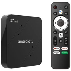 G7 Mini S905W2 2Go 16Go Dual Wifi Contrôle vocal Android 11 Android TV