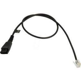 Jabra Cable Audio 0.5M RJ10 Desconexión Rápida